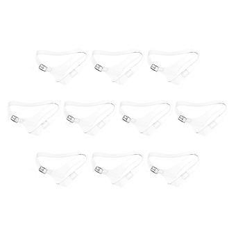 Transparent Shoe Belts for High Heels Daily Work Tpu Secure Fit Triangular Structure 5pairs