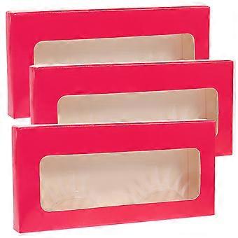 Fake Eyelashes White Fiber 3Pairs for Makeup Use At Halloween Events