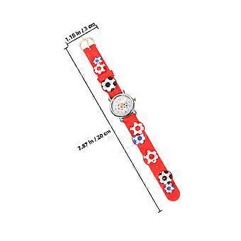 Soccer Ball Kids Watch for Boys Sports Cartoon 3D Design