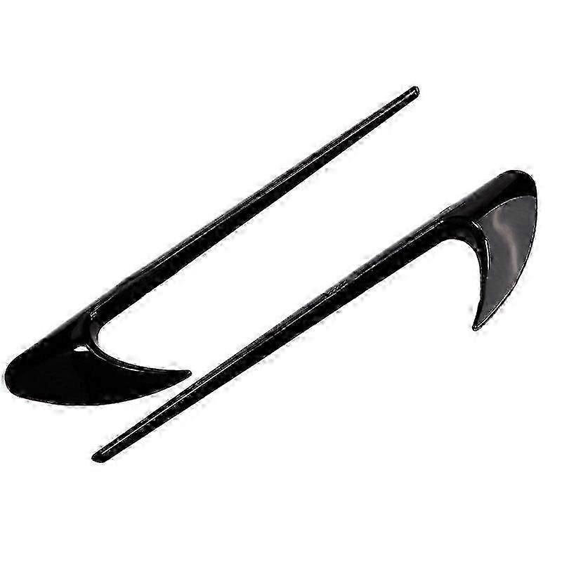 2Pcs Car Side Trim compatible with E Class W213 C-Class W205 Refit E63S Accessories Black