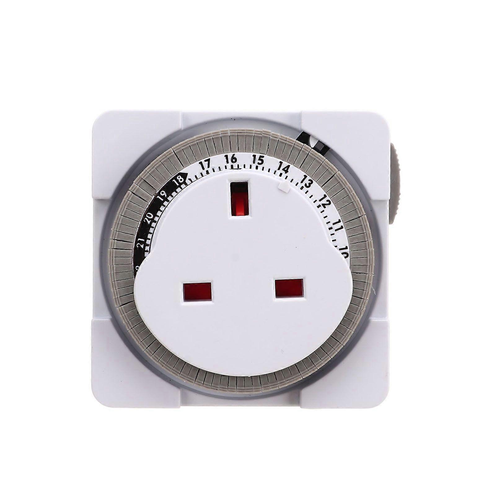 24 Hour Timer Switch Professional Smart Overcharge Protection Cycle Timing Plug in Mechanical Timer Switch(YMCAT)