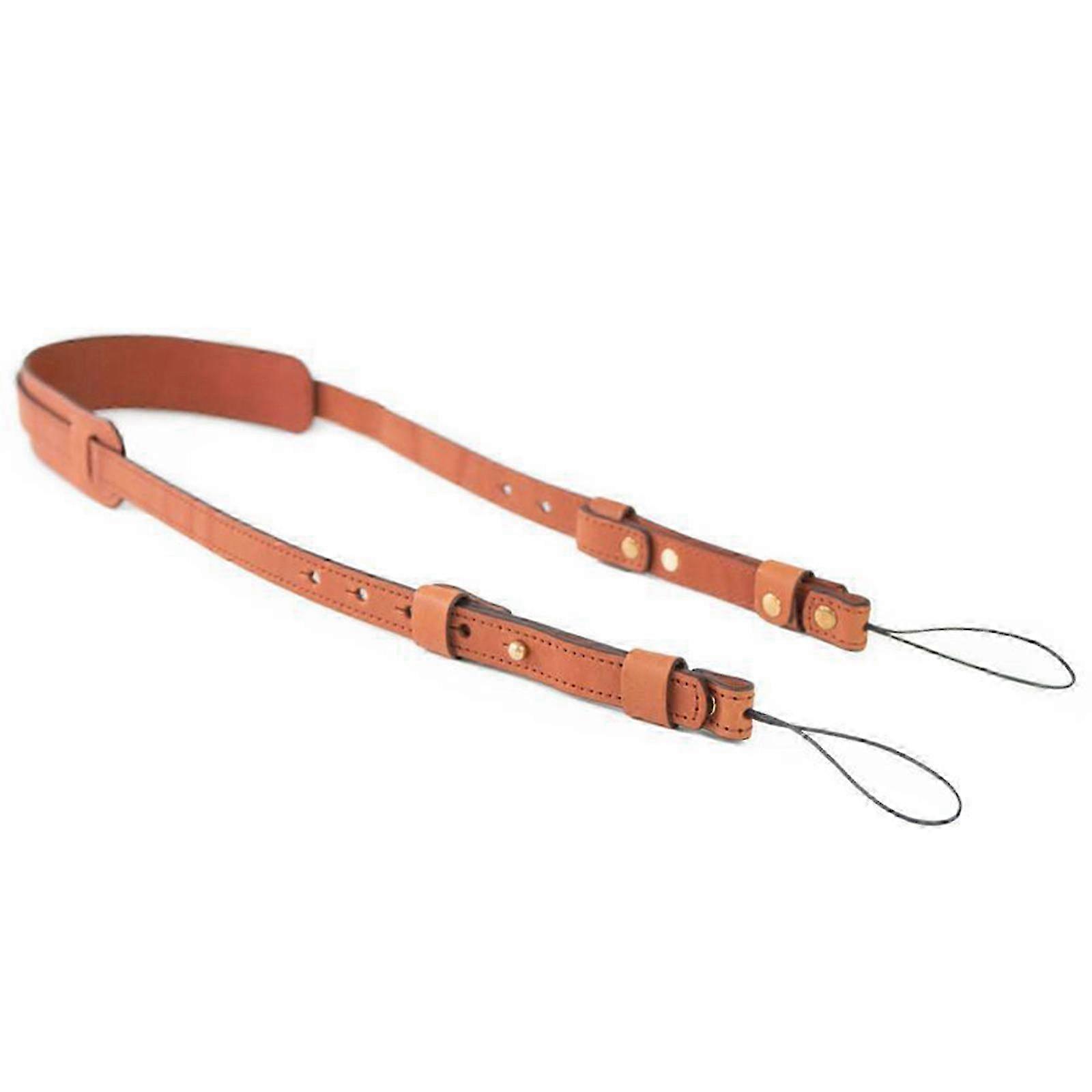 Adjustable Leather Double Camera Strap