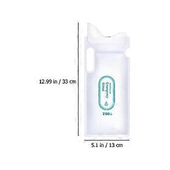 12 Pcs Disposable Urine Bags, 700ml Leak-Proof Portable Pee Pouches with Fast-Hardening Pad, Assorted Colors for Travel Camping Hiking and Emergencies