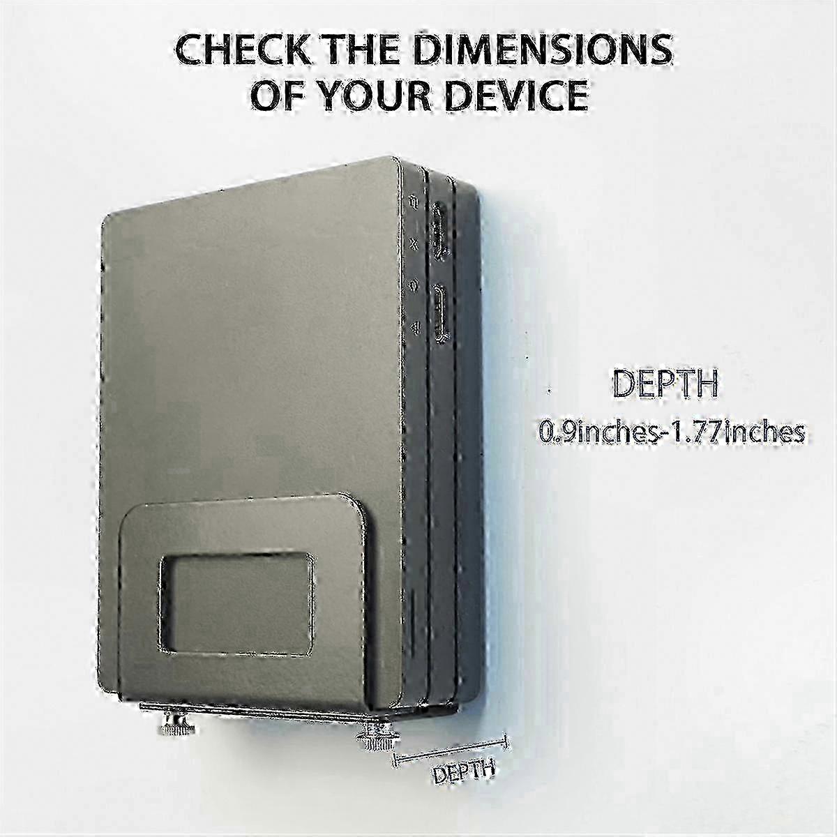 Adjustable Wall Mount compatible with TV Boxes and Media Players