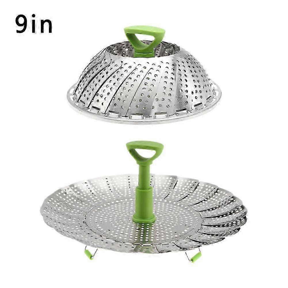 Foldable Stainless Steel Steamer Baskets Set