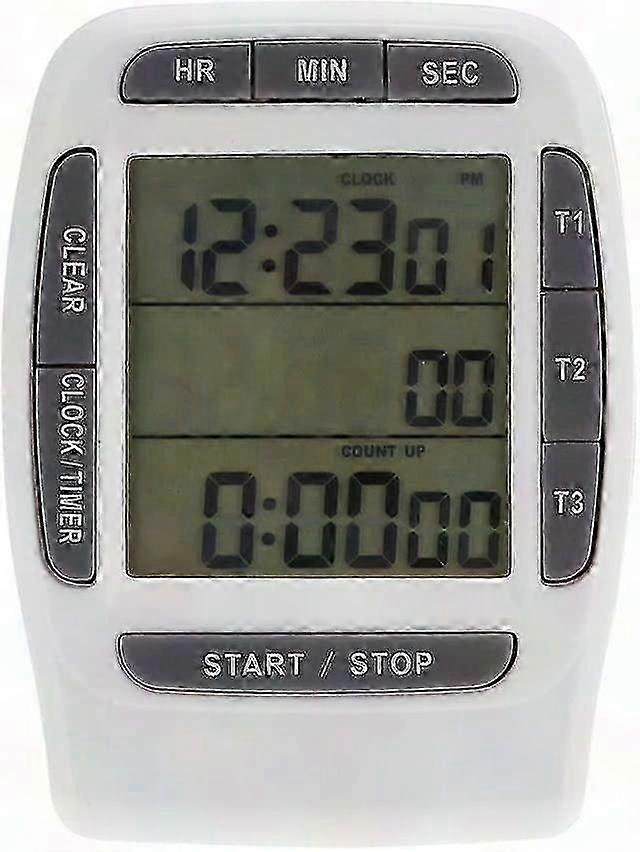 3-Function Digital Kitchen Timer