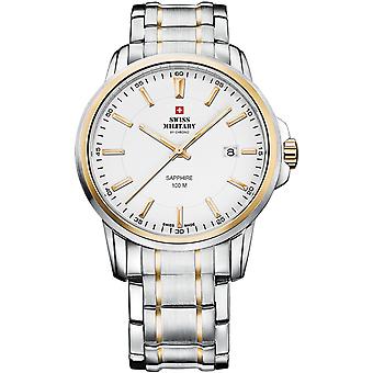 Swiss Military Swiss Quartz Analog Man Watch with SM34039.05 Stainless Steel Bracelet