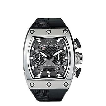 Armani Meccanico Quartz Analog Man Watch with AR4900 Rubber Bracelet