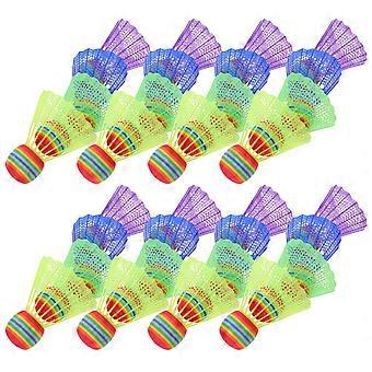 Children's Colorful Badminton Shuttlecocks for Sports Game Supplies 32Pcs