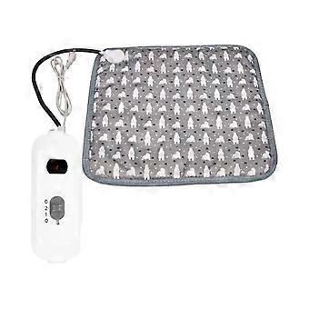 / Pet Heated Mat Dog Temperature Adjustable Heating Pad Waterproof Electric With Timer Sleeping Supplies