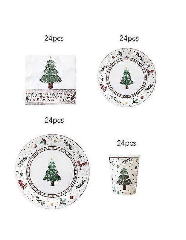 Festive Disposable Plates Set