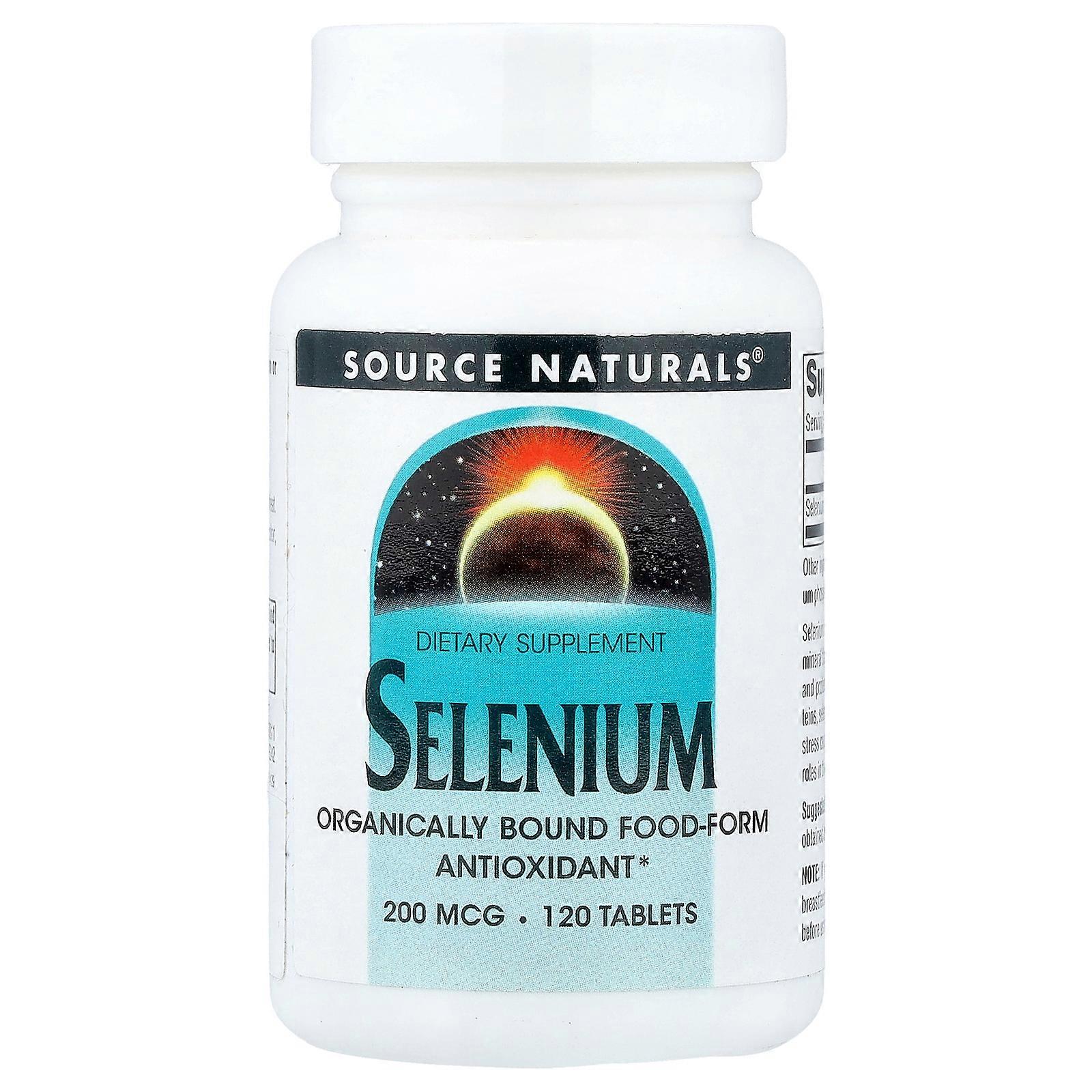 2 x Source Naturals, Selenium, 200 mcg, 120 Tablets