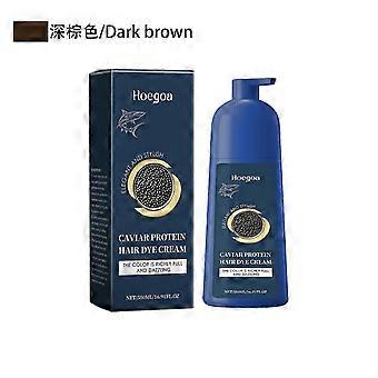 2pcs Caviar Protein Hair Color Cream, Plant-Based Gentle Nourishing Formula for Long-Lasting Trendy Color, Easy Color Development