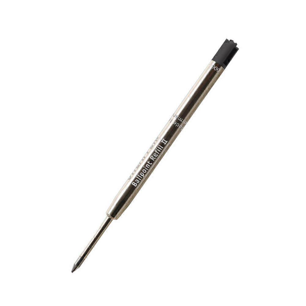 BLACK Sheaffer T Metal Ballpoint Pen Refill Medium Point Single Blister Pack