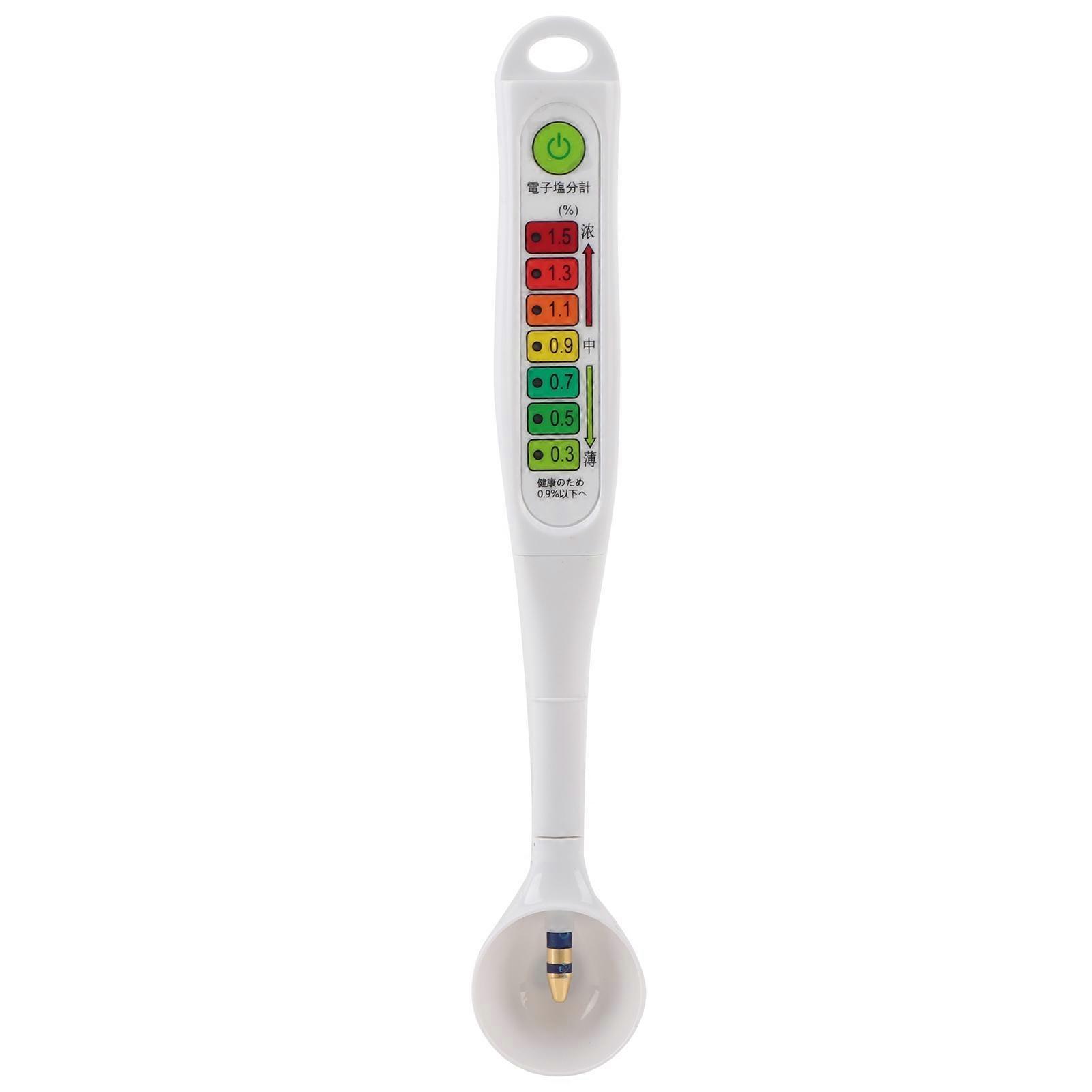 Salinity Tester Portable Electronic Salt Concentration Meter with LED Indicator Light