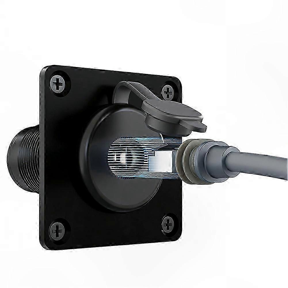 IP68 Waterproof CAT6 Bulkhead Socket