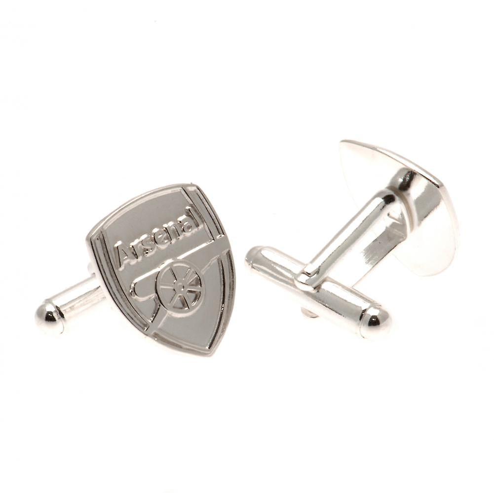 Arsenal Fc Sterling Silver Cufflinks