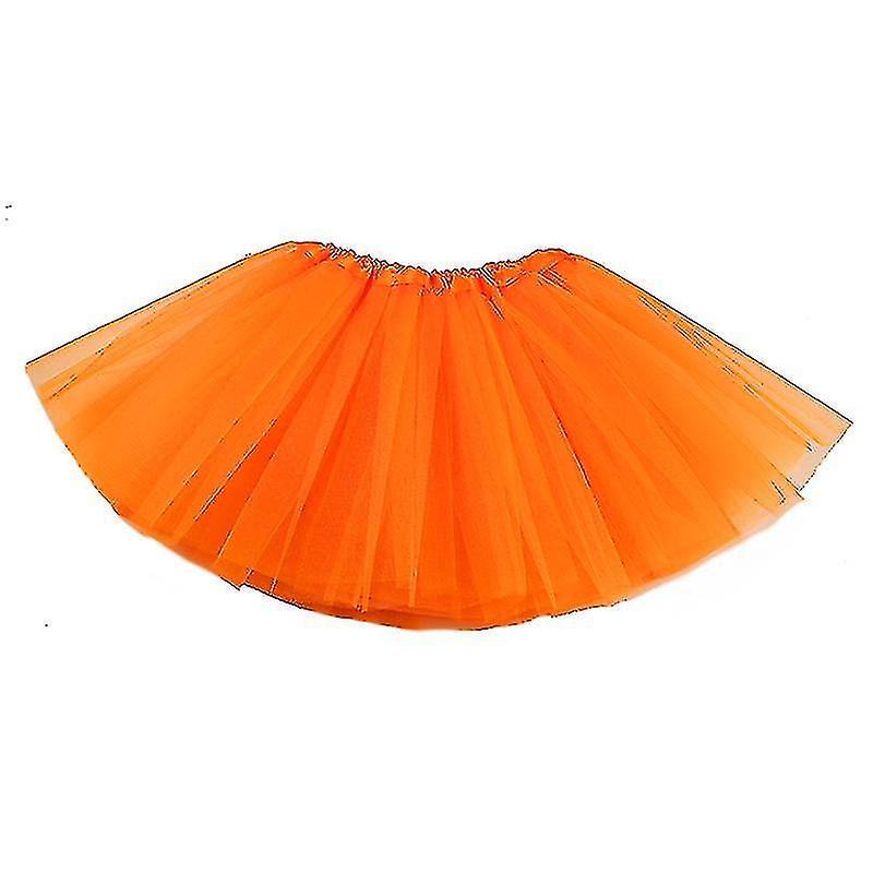 Tutus classique orange pour filles (2 à 8 ans)