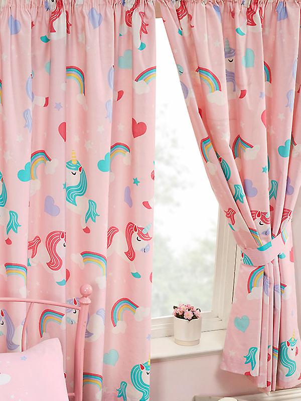 I Believe In Unicorns Lined Curtains