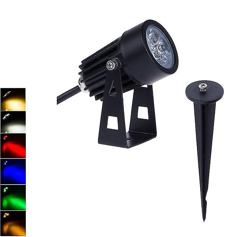 White Ac110 220v 3w Led L Scape Lights 12v 3w 220v Waterproof Garden Pathway Lamp Trees Flags