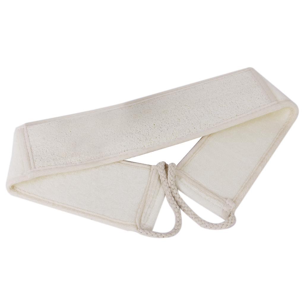 Loofah Terry Cloth Bath Back Strap Shower Sponge Scrubber