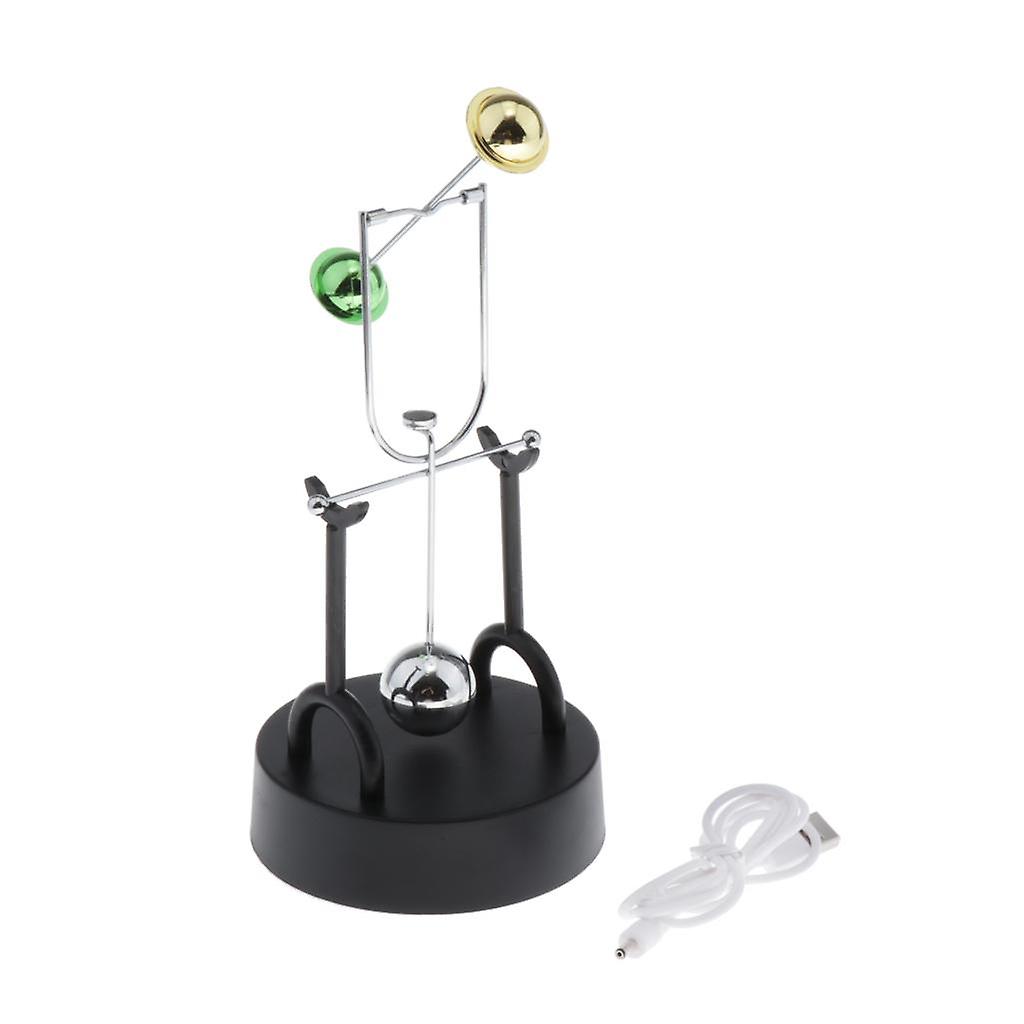 回転電子パーペチュアルモーションデスクおもちゃホーム卓上装飾A001