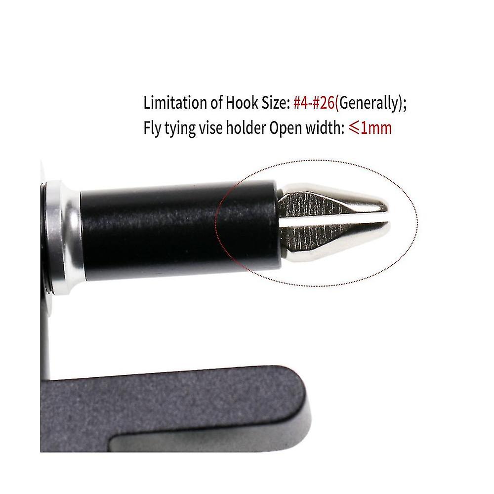 360 Rotation Fly Tying C-clamp Tying Vise Hardened Jaw Rotating Hook Tools Tying Thread Bobbin Hol