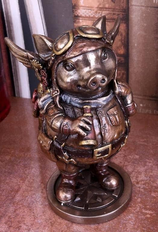 Porcus Machina Steampunk Pig Figurine