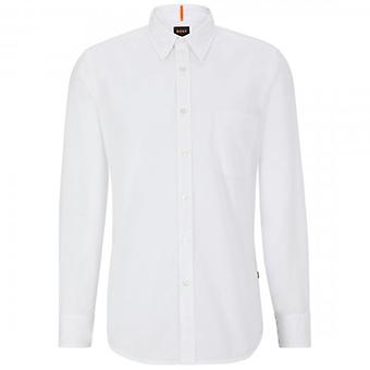 Men's Hugo Boss Relegant_6 Long Sleeve Shirt White 100 50489319