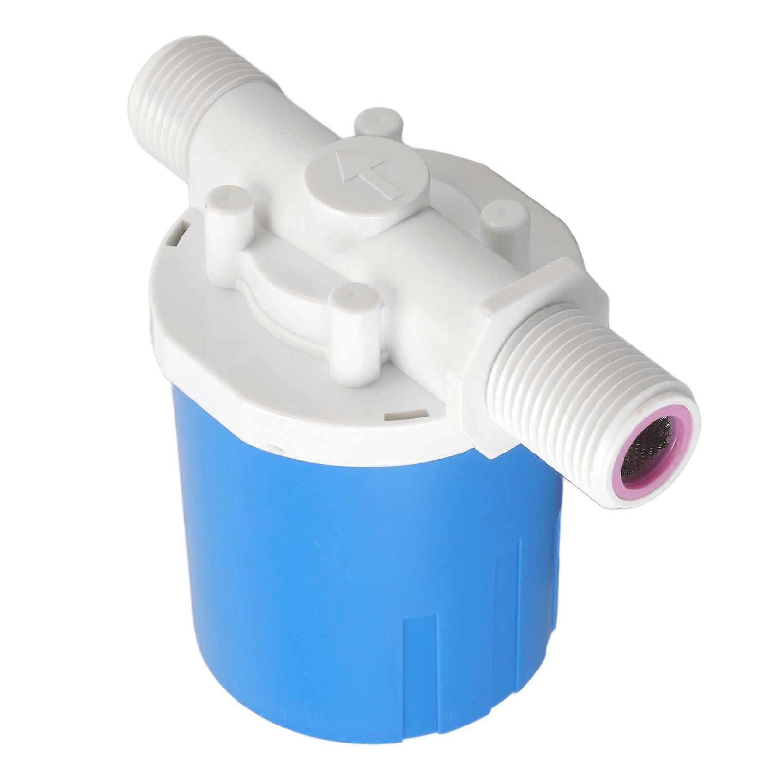 Automatic Float Valve Plastic Compact Leakage Proof Inner Water Level Control Valve for Water Tank G1/2 Built in Side Entry 