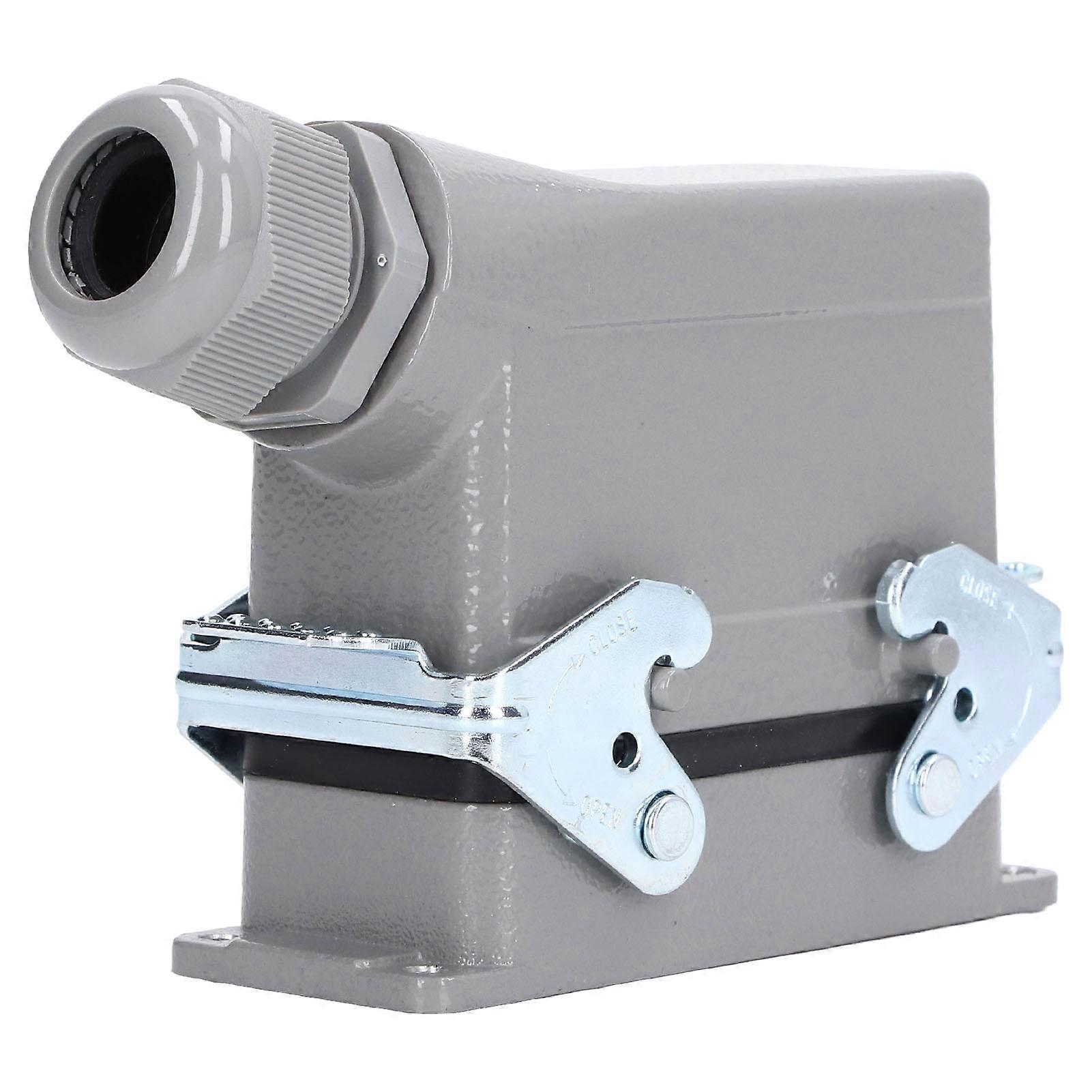 CYNCS Heavy Duty Connector Rectangular Cast Aluminum Alloy Waterproof Connector Plug Kit 16A 500V