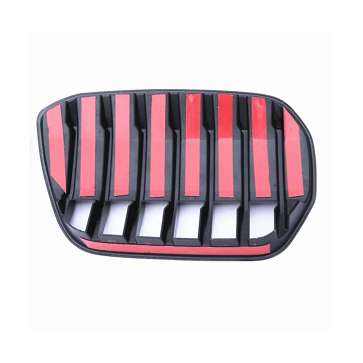 Front Bumper Upper Grille For 2020-2022 Ford Explorer – Ylwspeed2000, Silver & Black, Plastic, Chrome Finish, Easy Install