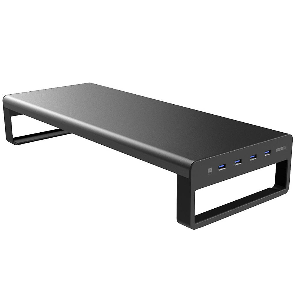 Smart Base Aluminum Alloy Computer Laptop Base Stand with USB 3.0 Port New