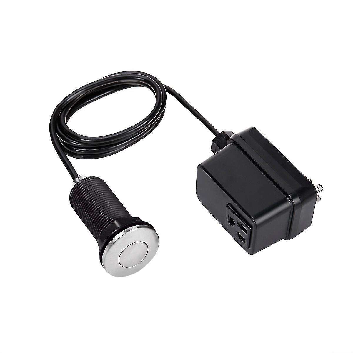 Garbage Disposal Switch Cordless Air Switch Kit For Food Waste Disposer Stainless Steel Sink Top Pus