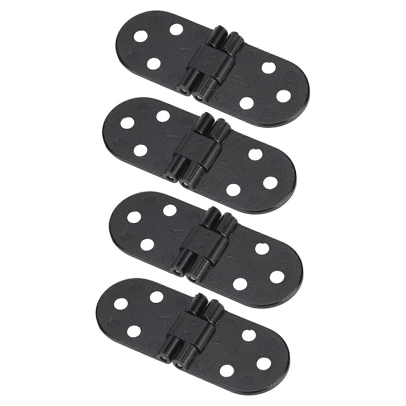 Zinc Alloy Black Door Flap Hinge Table Flip Hinge for Cabinet Hardware Accessory(4Pcs)