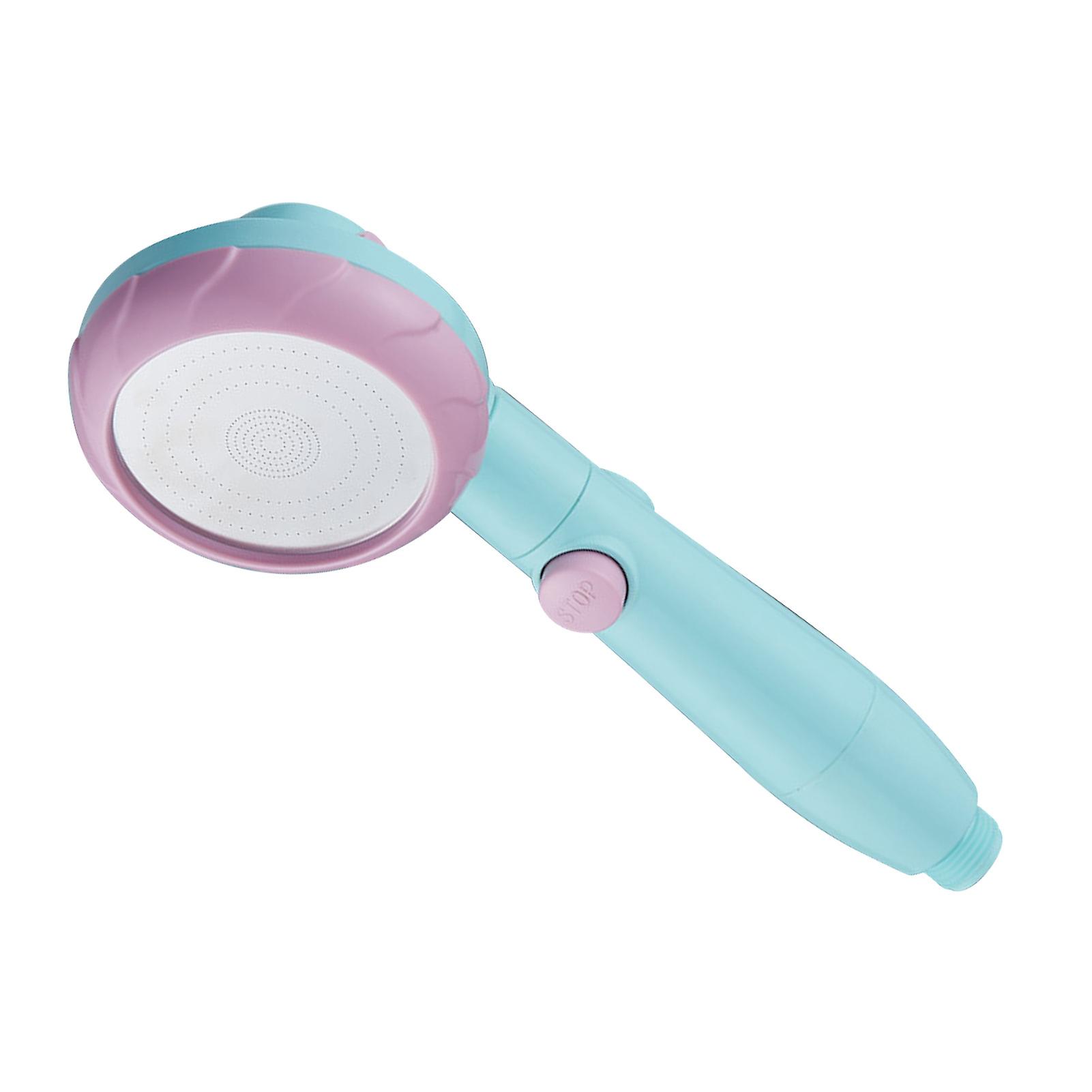 High Pressure Plastic Handheld Shower Head 220g Macaron Pink