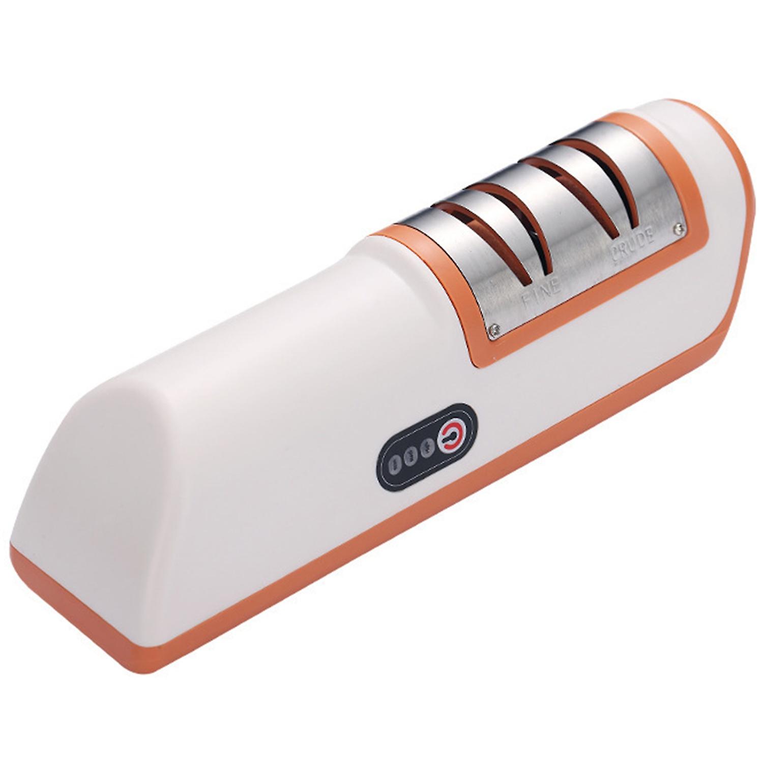 1 Set Cutter Sharpener Convenient Rechargeable Electronic Cutter Sharpening Tool for Home Kitchen