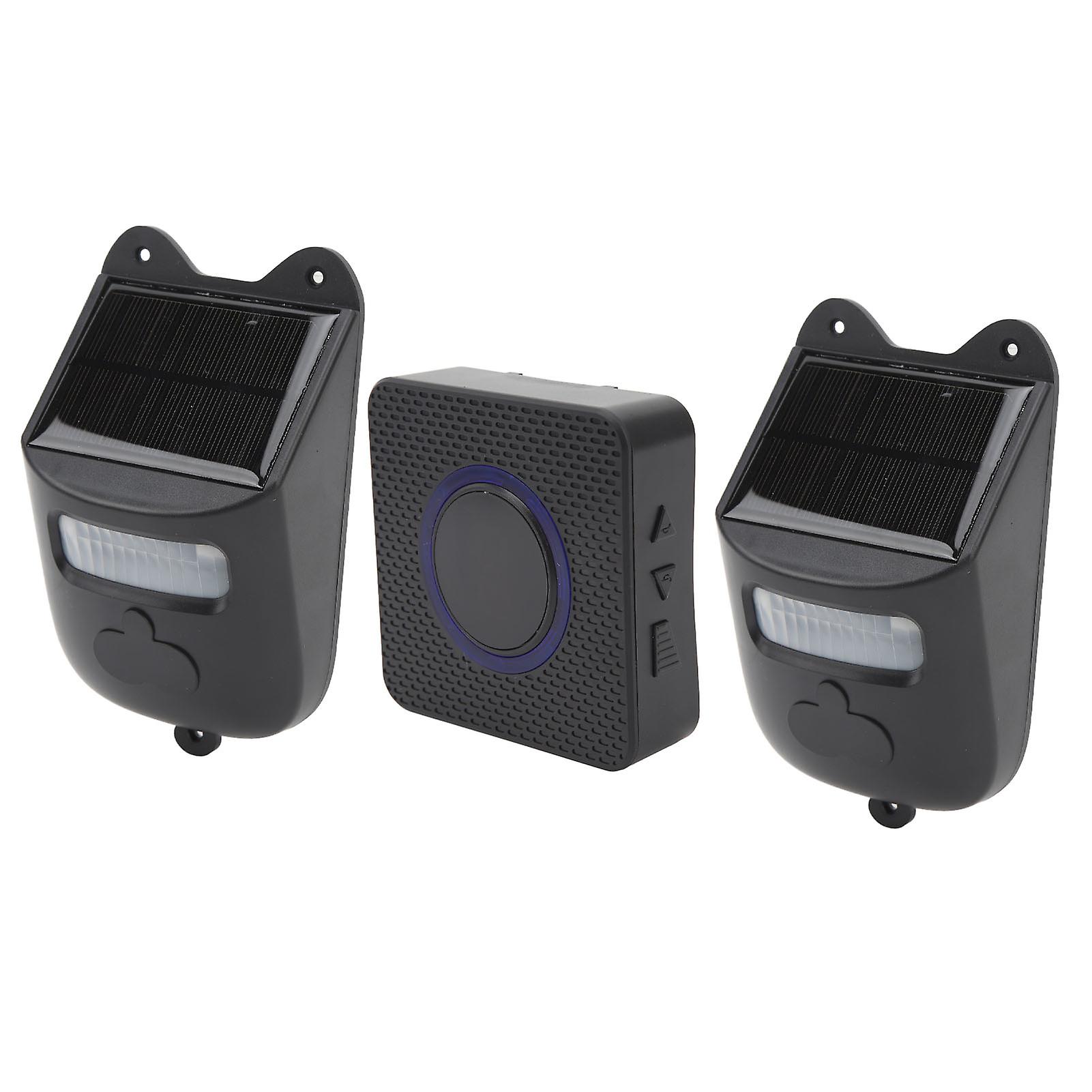 Solar Wireless Driveway Alarm System Driveway Alarm Wireless Motion Detector Alarm Smart Infrared Visitor Door Bell