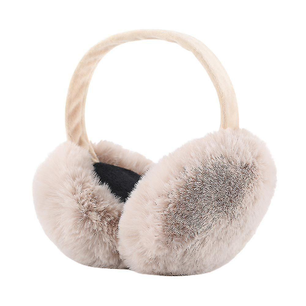 Cache-oreilles en peluche douce et amovible pour l'hiver