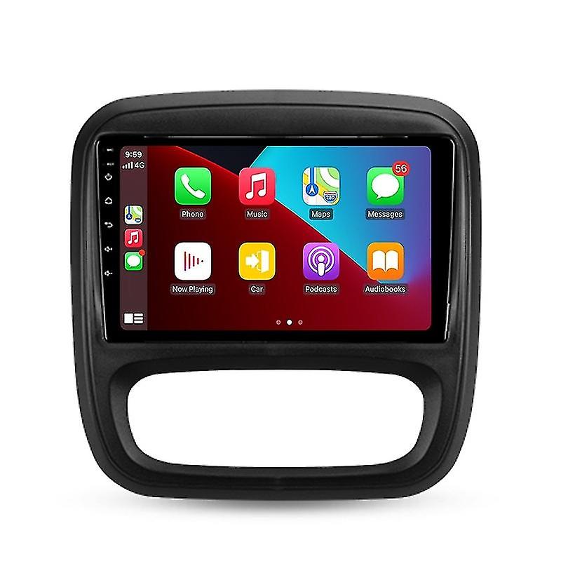 ルノートラフィック3 2014-2021のためのアンドロイド11カーラジオ オペルビバロB2014-2018マルチメディアビデオ