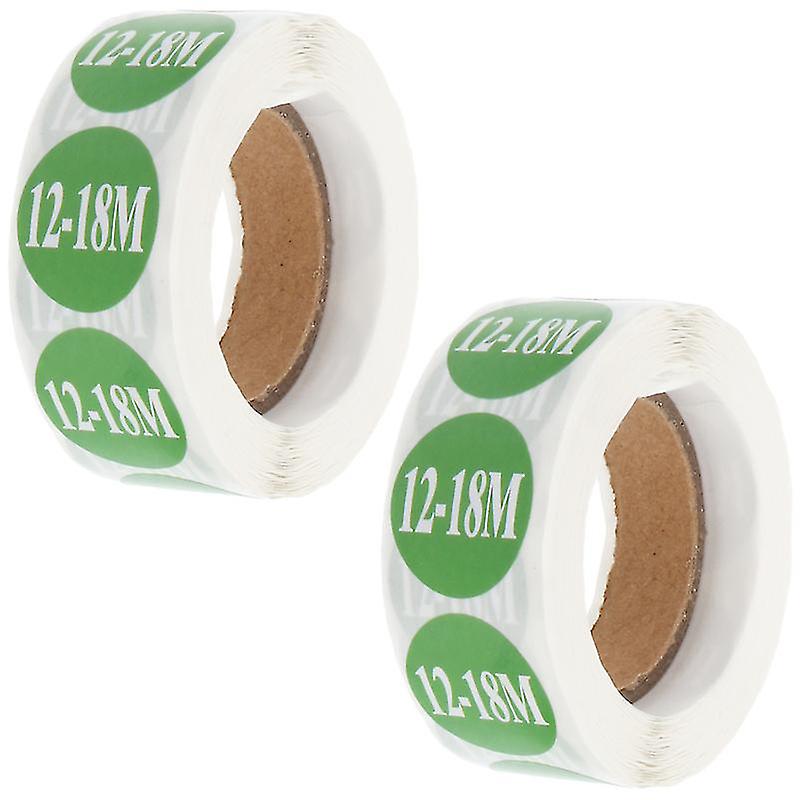 2rolls Baby Clothing Size Label