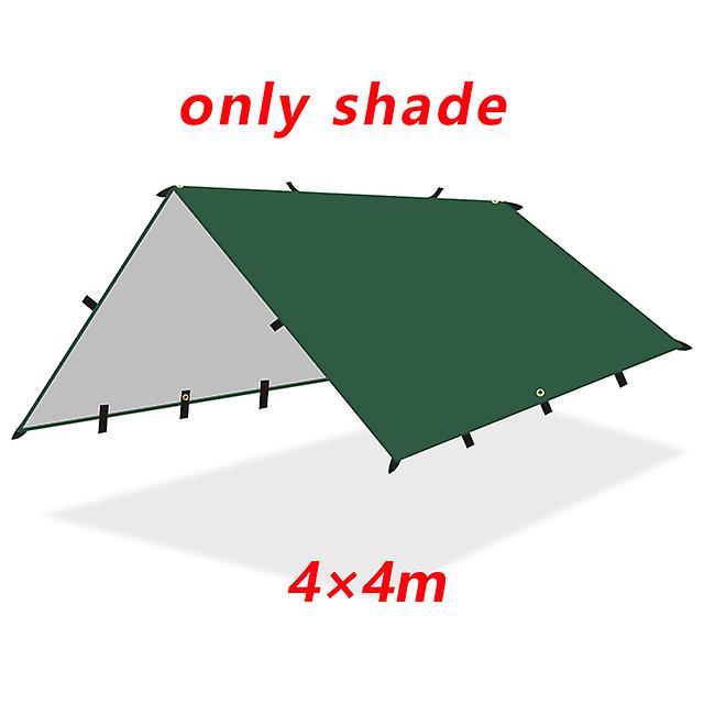 4x4m 4x3m 3x3m 19 شنق نقاط خيمة قماش القنب البقاء على قيد الحياة الشمس المأوى الظل المظلة في الهواء الطلق حقائب الظهر للماء التخييم المظلة ظلة