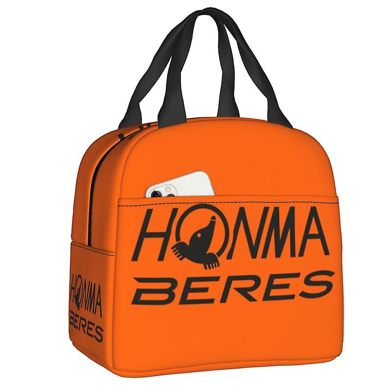 صندوق غداء شعار الجولف للنساء متعدد الوظائف مبرد حراري للطعام معزول حقيبة غداء أطفال المدارس حقائب حمل نزهة قابلة لإعادة الاستخدام