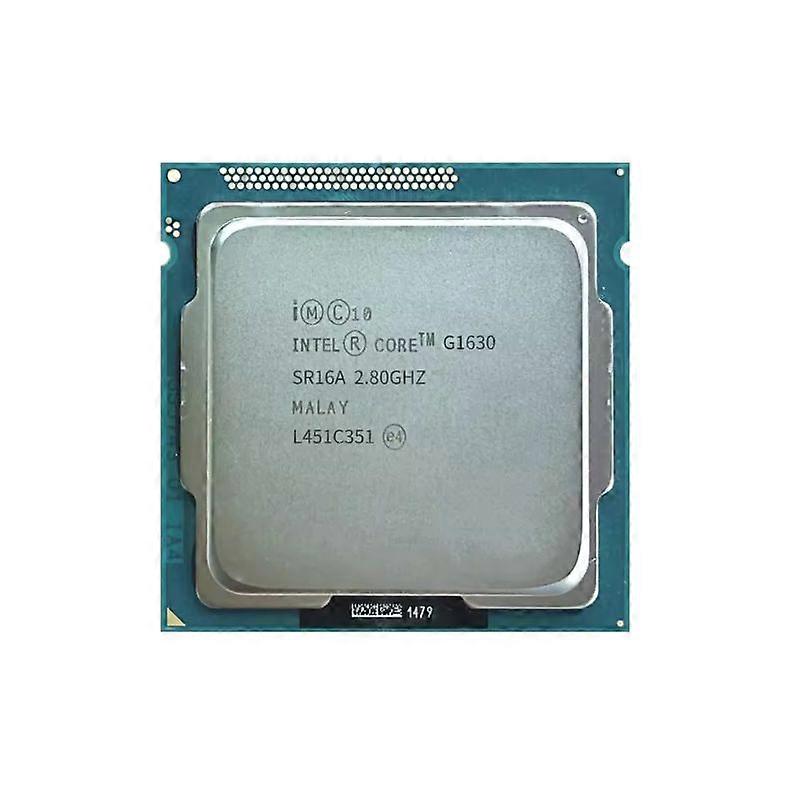 Celeron G1630 CPU - Socket LGA 1155 2 Cores 2 Threads 2.8GHz 2MB L3 Cache 54W.