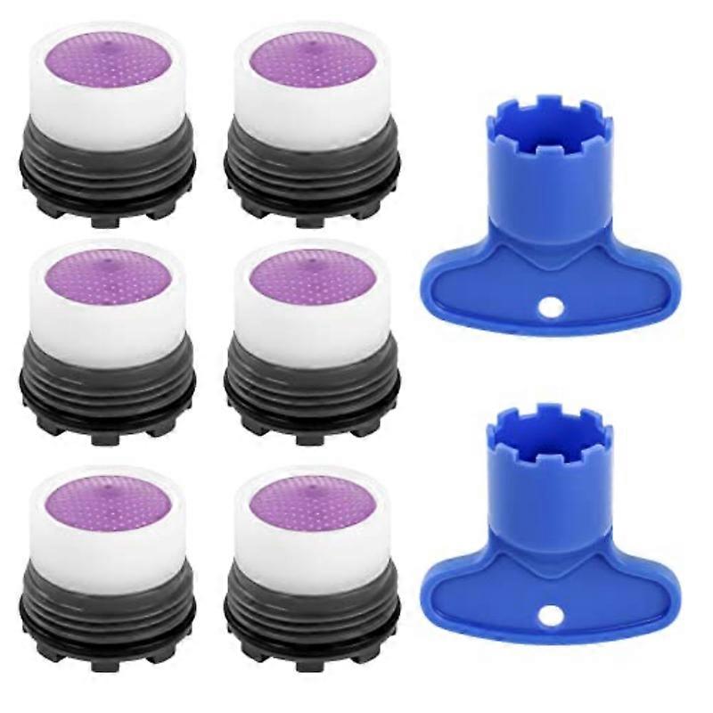 8 Pcs Aerators Faucetm16 Environmental Faucet Aerator With Removal Wrench Toolhigh-speed Water Saving For Cache Aerator