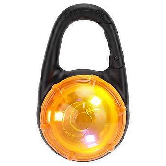 LED Dog Pendant Luminous Waterproof Collar Clip Light for Outdoor Night Safety Pet Dog CatsOrange Light