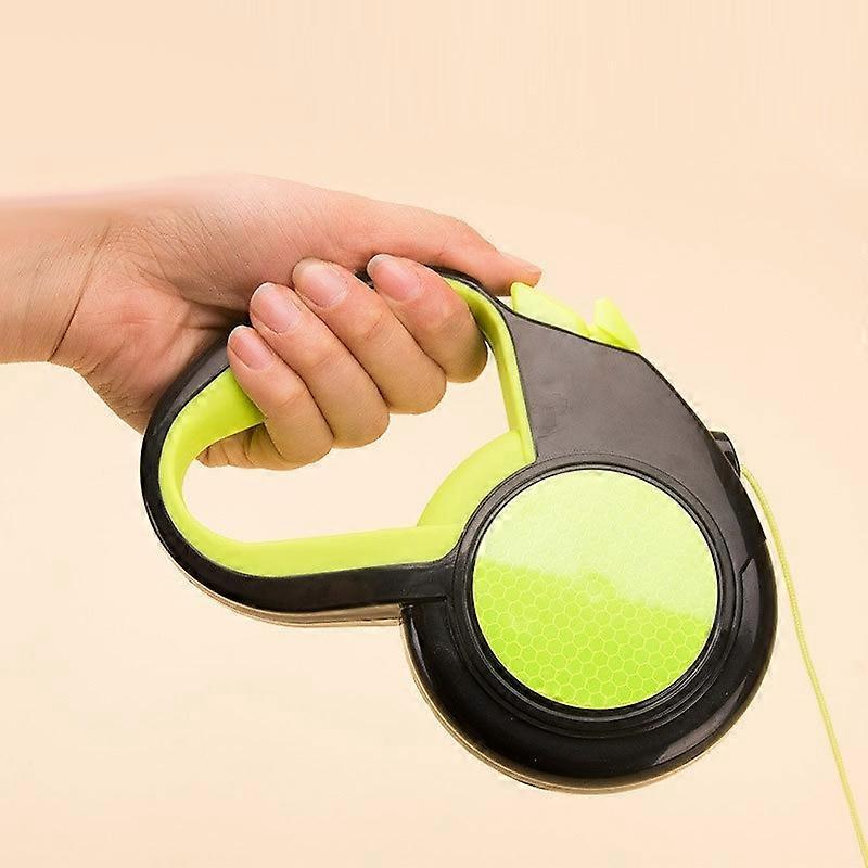 Retractable Leashes 5m Strong Nylon Tape Up to 20 kg, One Button Stop / Block, Retractable Dog Leash