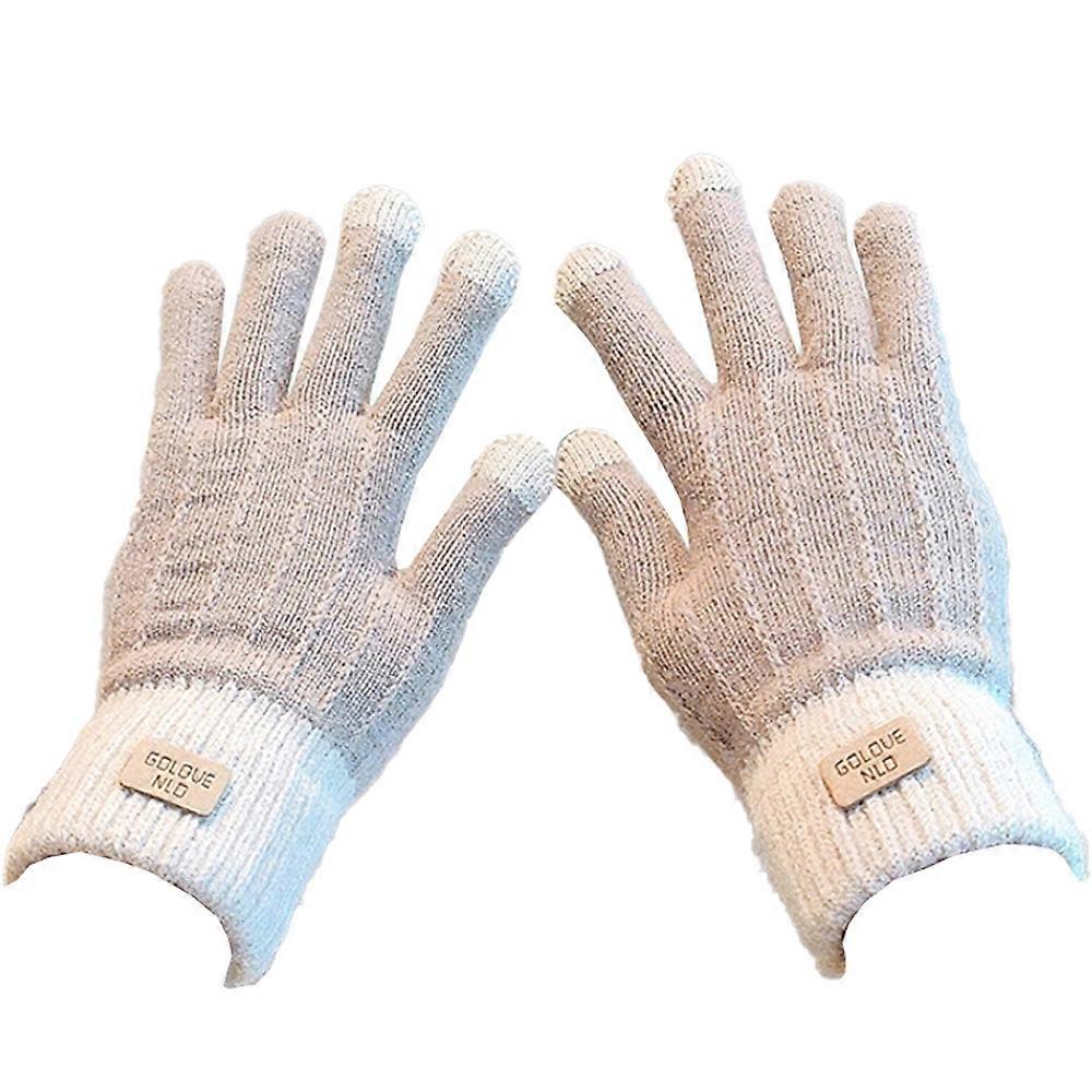 Guantes de invierno para mujer Guante térmico cálido con puño elástico