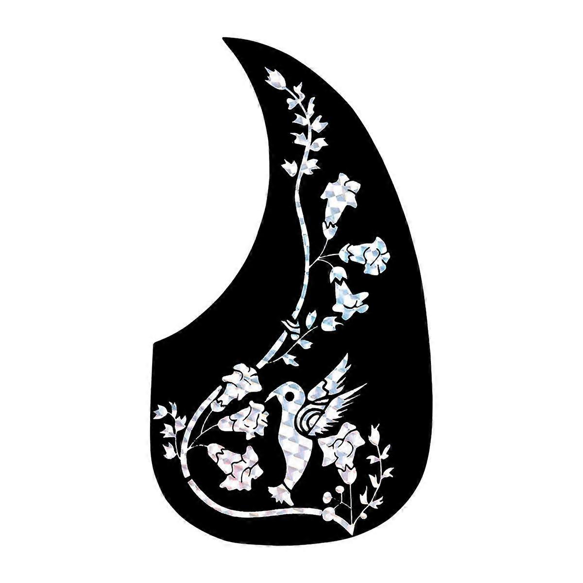 Guitar Anti-Skid Plate Teardrop-Shaped Folk Classical Guitar Pickguard Anti-Scratch Morning Glory