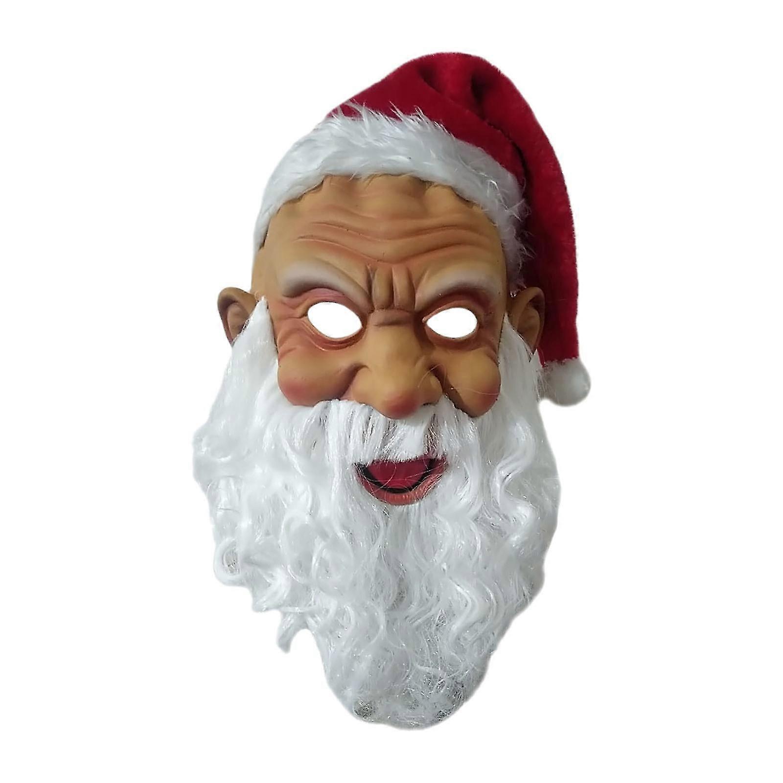 Pretend Professions & Role Playing Christmas Fancy Dress Ball Funny Santa Mask Party Show Mask Props
